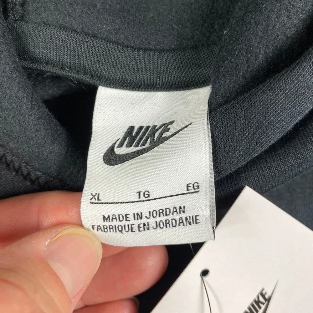 Nike Kids Sportswear Pullover Hoodie Black Fleece FD3000-010 XL